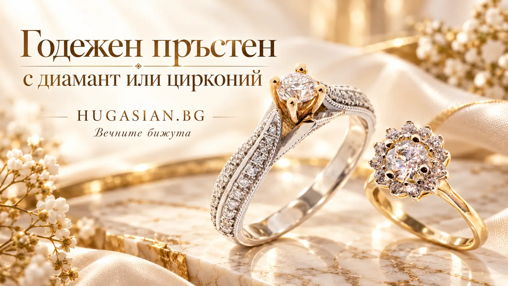 Годежен пръстен с диамант или цирконий – каква е разликата и кой камък да изберем?